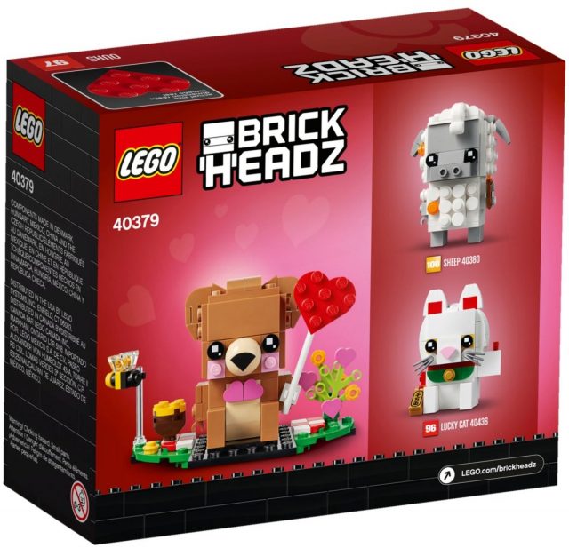 LEGO BrickHeadz Valentine Bear (40379)