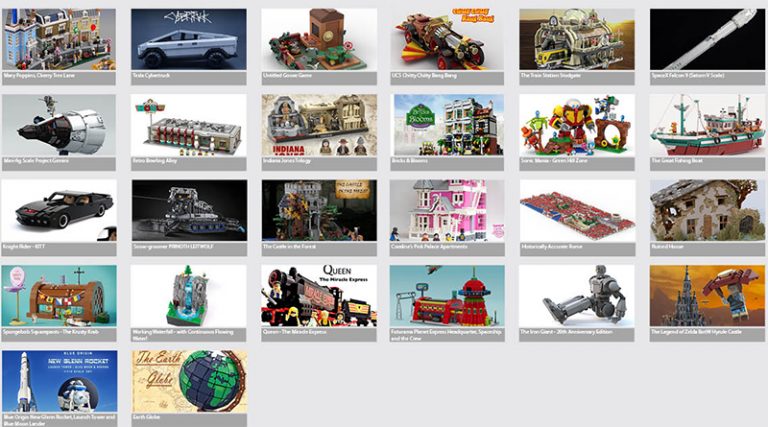 Ecco i 26 Progetti LEGO Ideas Qualificati per la Prima Fase di Revisione 2020