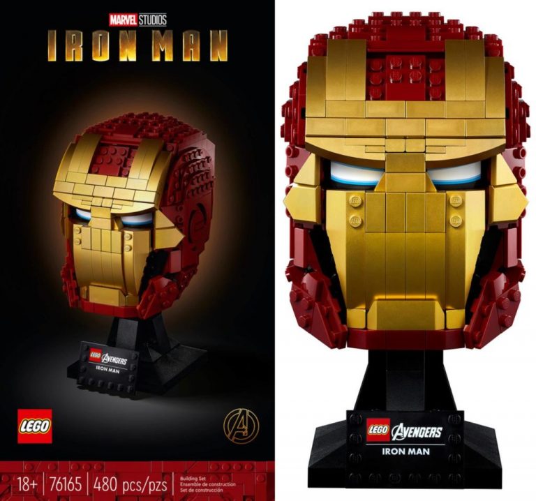 Rivelato il Casco LEGO Marvel Avengers Iron Man Helmet (76165)