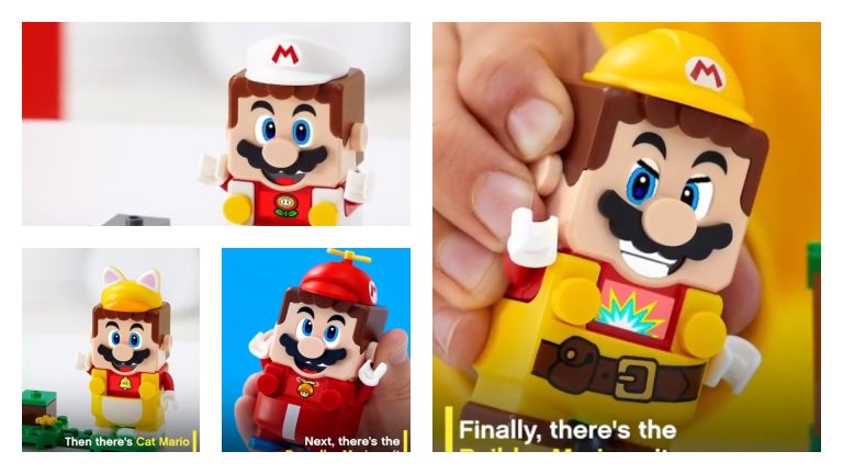 Annunciati i Nuovi Costumi LEGO Super Mario con i Power-Up Packs