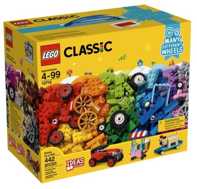 LEGO Classic - Mattoncini su ruote (10715)