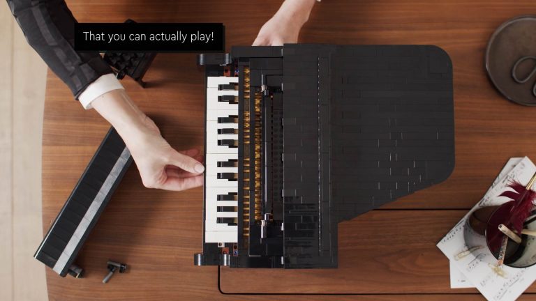 Ecco il set LEGO Ideas Pianoforte a Coda (21323) in Azione!