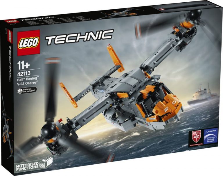 Cancellato il set LEGO Technic Bell Boeing V-22 Osprey Helicopter (42113) per una Denuncia