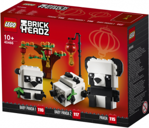 Disponibile il set LEGO BrickHeadz Panda del Capodanno Cinese (40466