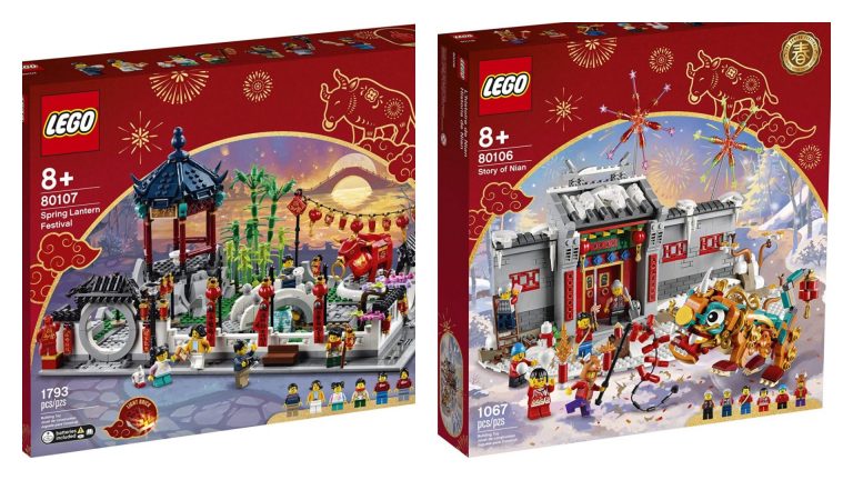 Disponibili i set LEGO del Capodanno Cinese 2021