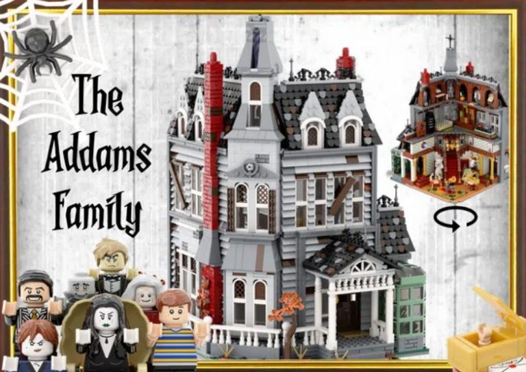 LEGO Ideas: The Addams Family Mystery Mansion Raggiunge 10.000 Sostenitori