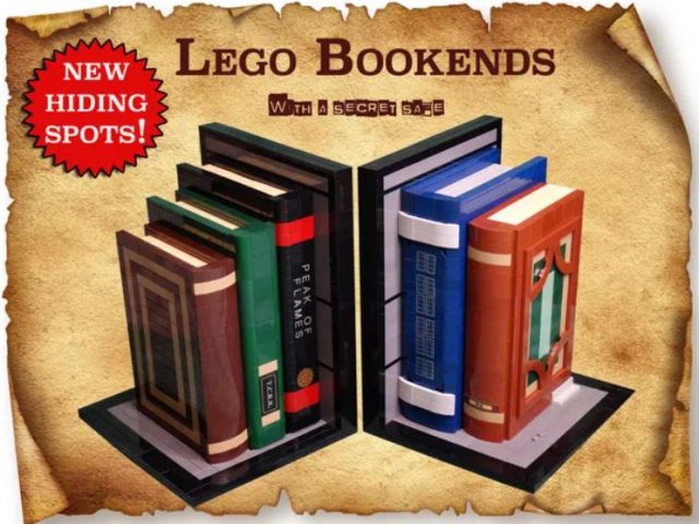 LEGO bookends