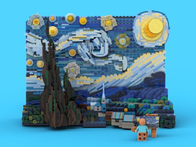 LEGO-Ideas-Vincent-van-Gogh-The-Starry-Night
