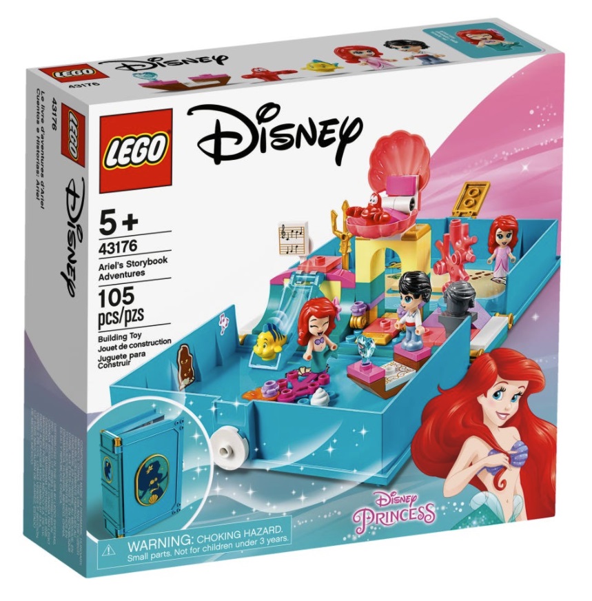 LEGO Disney 43176 - Il libro delle fiabe di Ariel