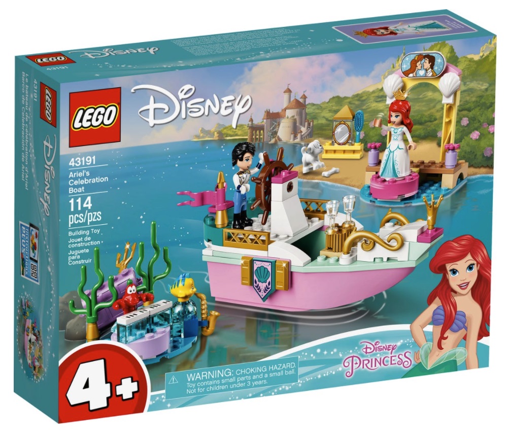 LEGO Disney 43191 - La barca della festa di Ariel
