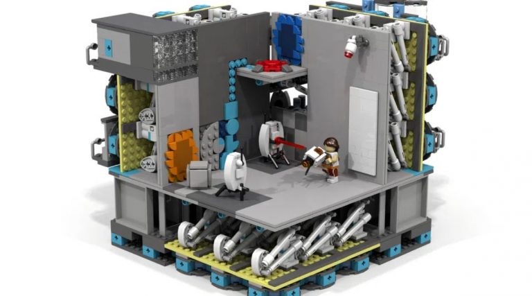 LEGO Ideas Modular Portal Testing Chamber Raggiunge 10.000 Sostenitori