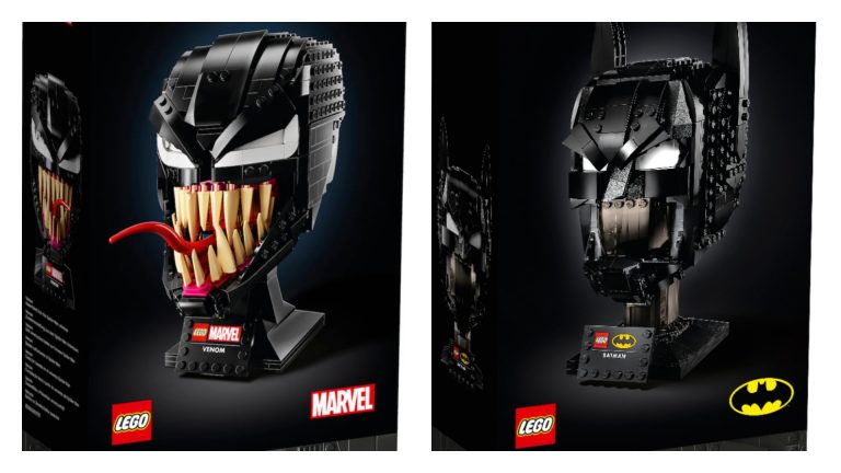 In Arrivo i Busti LEGO di Venom (76187) e Batman (76182)