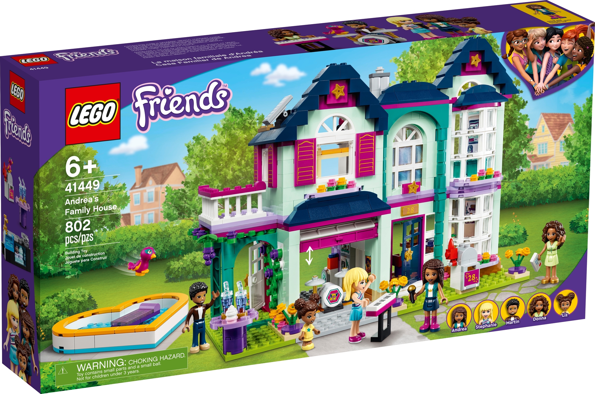 Recensione LEGO Friends 41449 - La villetta familiare di Andrea