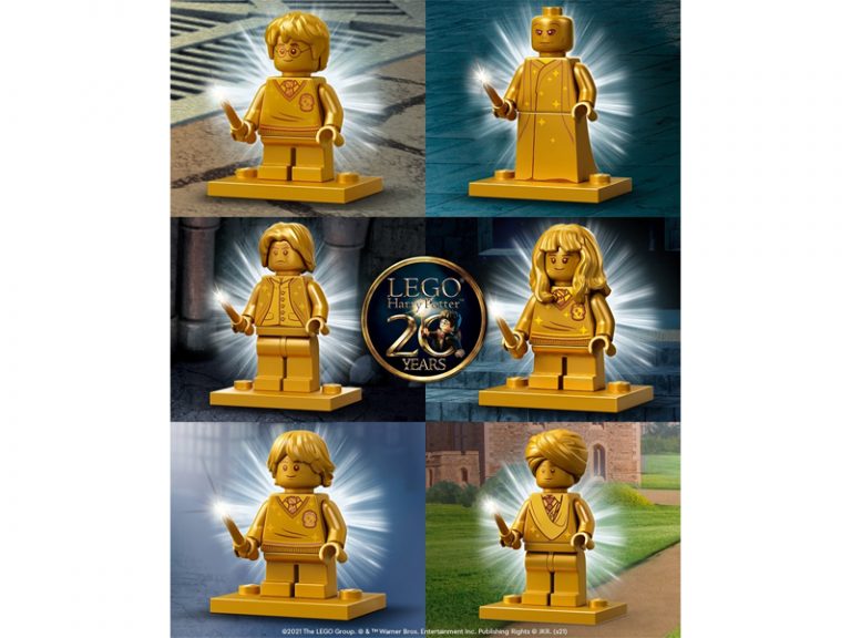 Rivelata la Minifigura Dorata LEGO Harry Potter per il 20° Anniversario