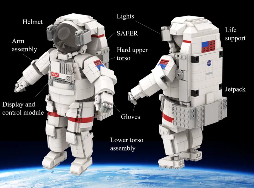 LEGO Ideas LEGO Astronaut Raggiunge 10.000 Sostenitori - Mattonito