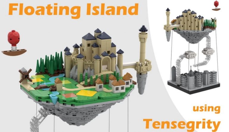 LEGO-Ideas-Floating-Island-Tensegrity-Project