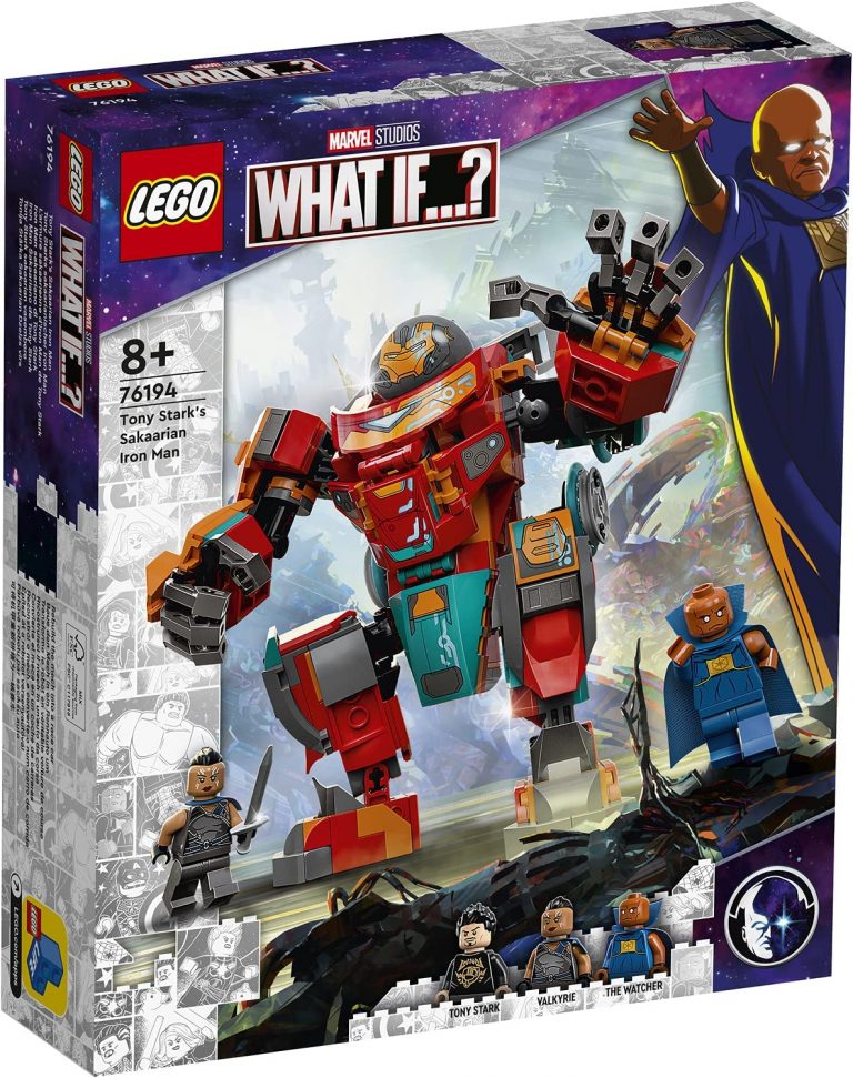 Rivelato il set LEGO Marvel What If…? Tony Stark’s Sakaarian Iron Man (76194)