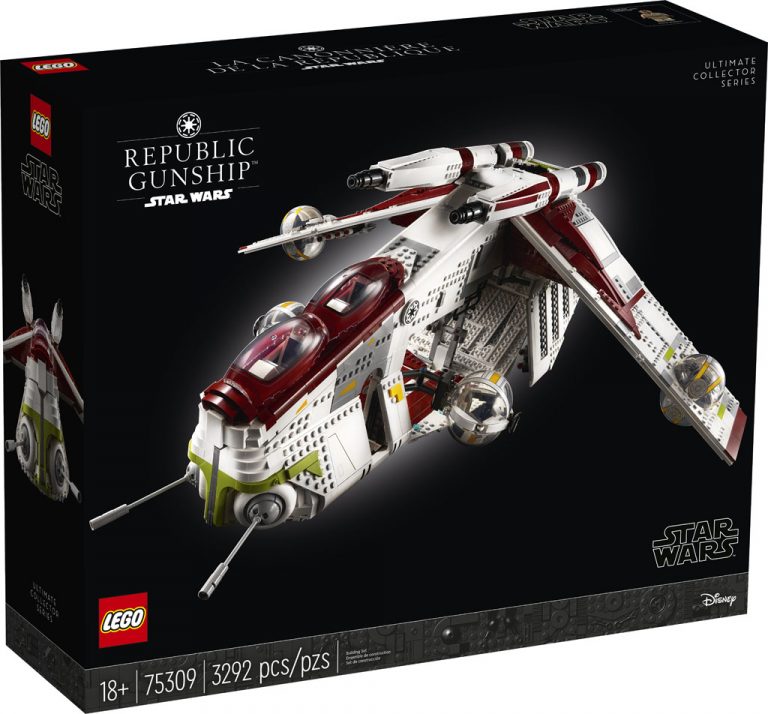 Disponibile il Nuovo LEGO Star Wars UCS Cannoniera della Repubblica (75309)