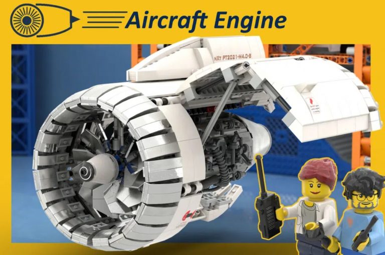 LEGO Ideas Aircraft Engine Workshop Raggiunge 10.000 Sostenitori