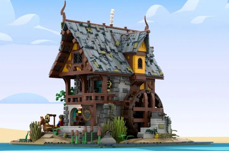 LEGO Ideas John’s Medieval Watermill Raggiunge 10.000 Sostenitori