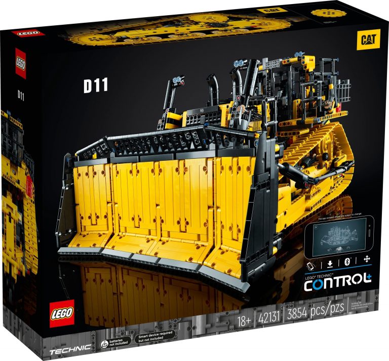 Presentato il set LEGO Technic App-Controlled Cat D11 Bulldozer (42131)