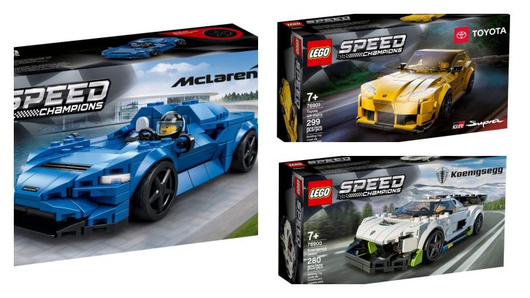 Recensione LEGO Speed Champions 76900 – Koenigsegg Jesko, 76901 – Toyota GR Supra, 76902 – McLaren Elva