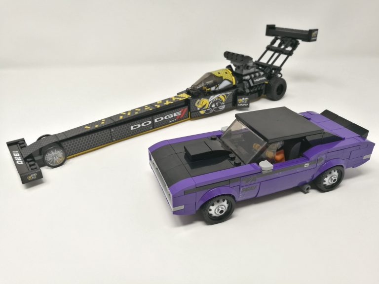 Recensione LEGO Speed Champions 76904 – Mopar Dodge SRT Top Fuel Dragster e 1970 Dodge Challenger TA