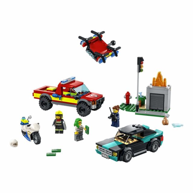 LEGO-City-Fire-Rescue-Police-Chase-60319