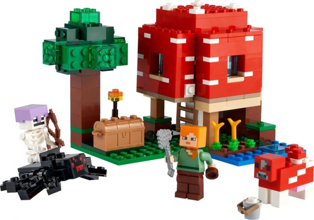 LEGO-Minecraft-The-Mushroom-House-21179
