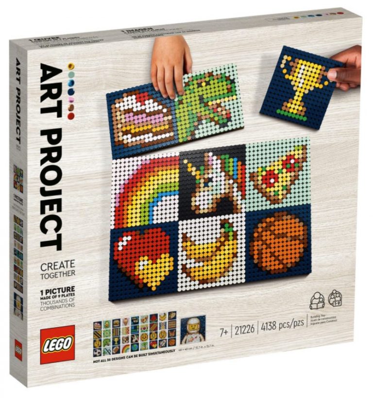 Disponibile il set LEGO Art Progetto d’arte – Creiamo insieme (21226)