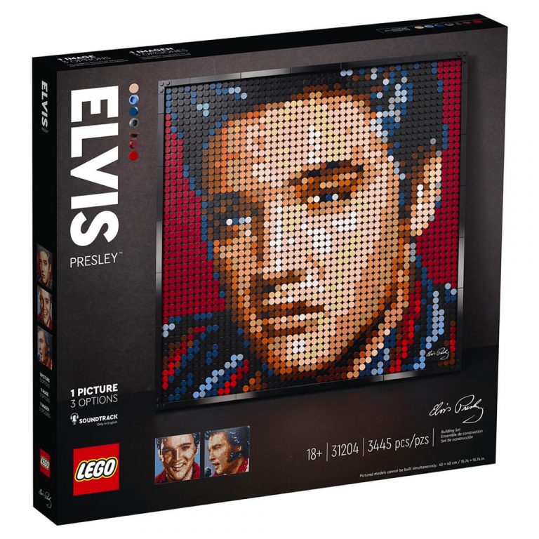 In Arrivo il set LEGO Art Elvis Presley, il Re del Rock and Roll (31204)