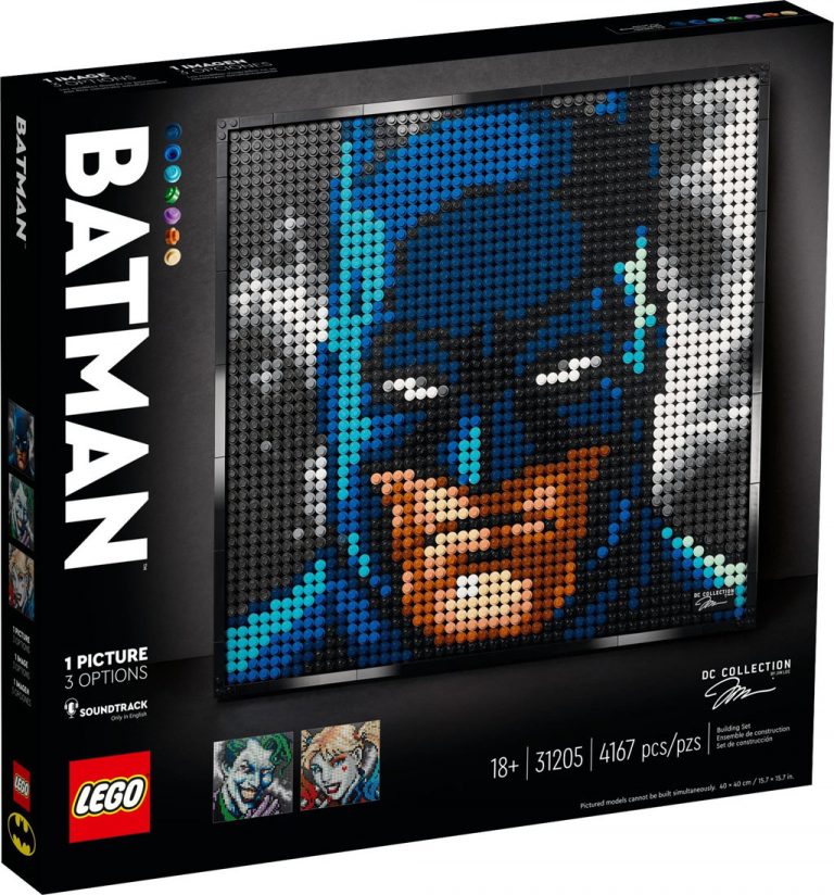 Rivelata la linea LEGO Art Collezione Jim Lee Batman (31205)