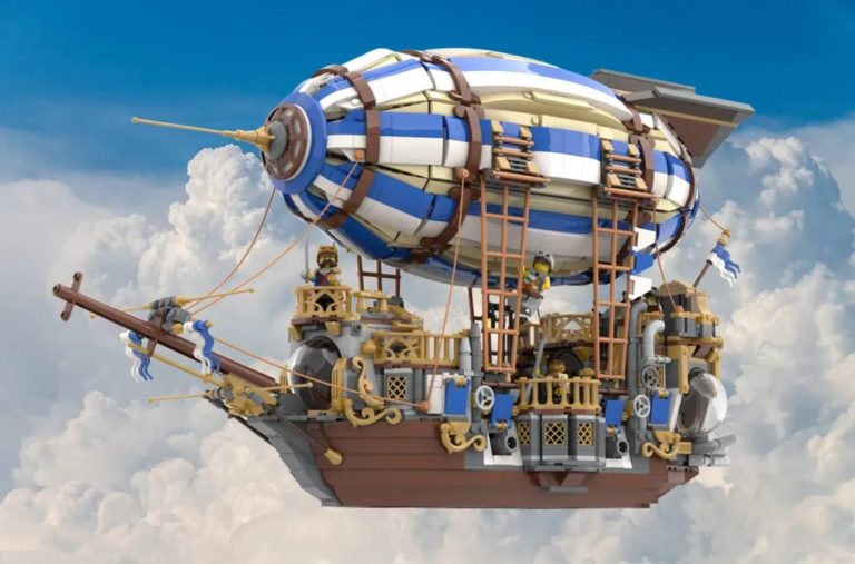 LEGO Ideas Steampunk Airship Raggiunge Nuovamente 10.000 Sostenitori