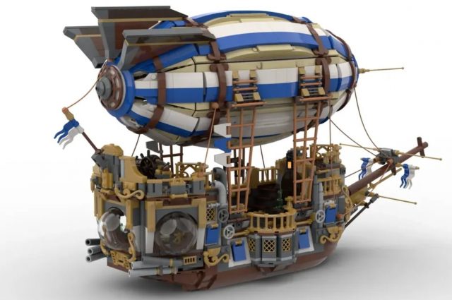 Steampunk airship