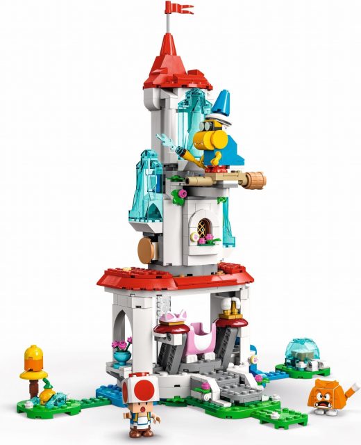 LEGO-Super-Mario-Cat-Peach-Suit-and-Frozen-Tower-71407-3