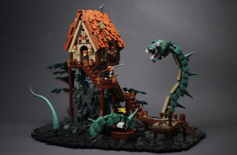 LEGO Ideas The Legend of the Sea Serpent Raggiunge 10.000 Sostenitori