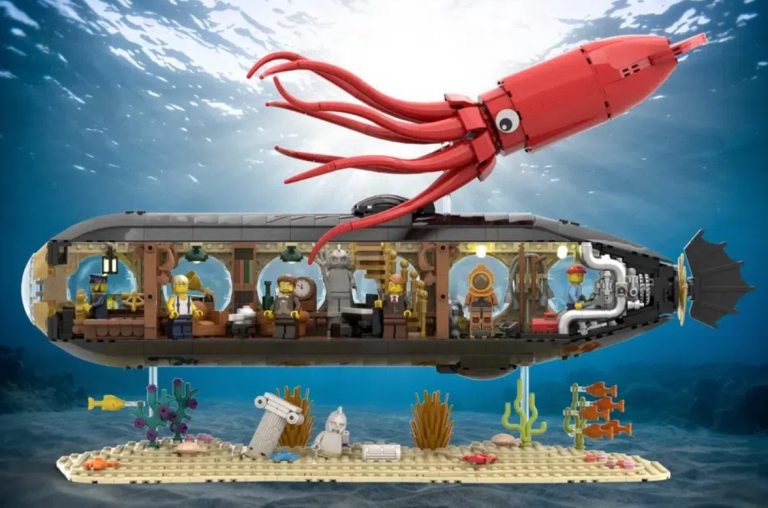 LEGO Ideas Jules Verne’s Nautilus Raggiunge 10.000 Sostenitori