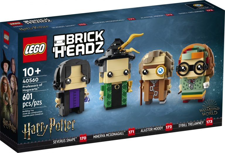 Rivelato il set LEGO Harry Potter BrickHeadz Professori di Hogwarts (40560)