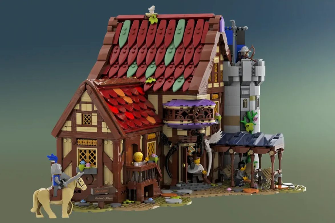 LEGO Ideas Medieval Guarded Inn Raggiunge 10.000 Sostenitori - Mattonito