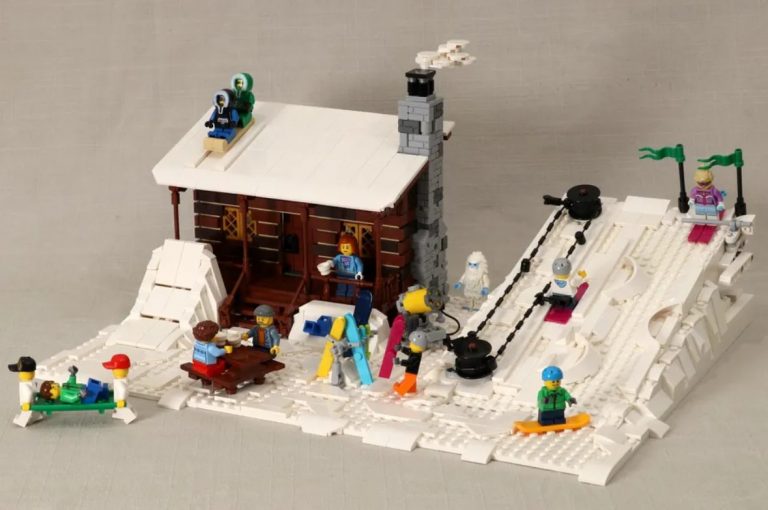 LEGO Ideas Ski Chalet Raggiunge 10.000 Sostenitori