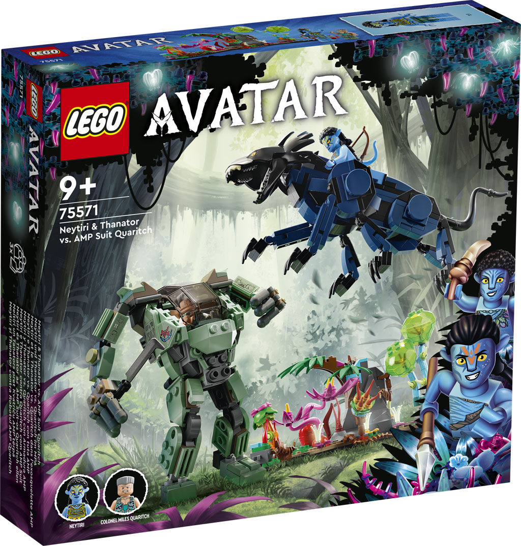 LEGO-Avatar-Neytiri-Thanator-vs.-AMP-Suit-Quaritch-75571