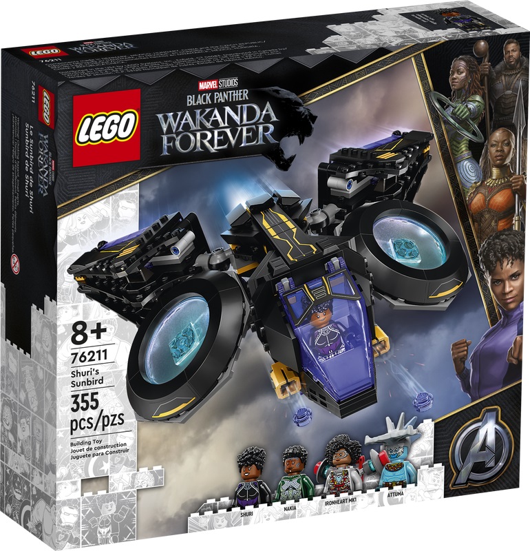 LEGO-Marvel-Black-Panther-Wakanda-Forever-Shuris-Sunbird-76211