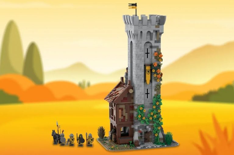 LEGO Ideas Medieval Watchtower Raggiunge 10.000 Sostenitori