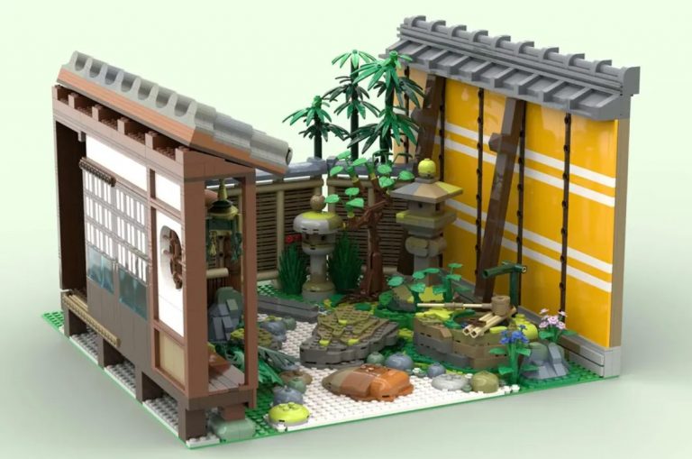 LEGO Ideas Japanese Courtyard Garden Raggiunge 10.000 Sostenitori