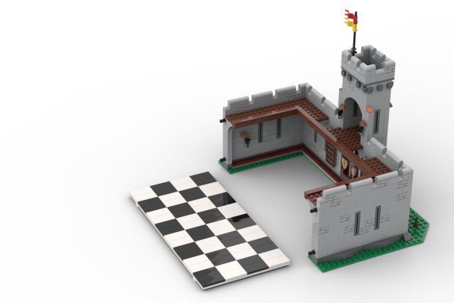 LEGO Ideas "CASTLE WALL & (HALF) CHESS BOARD"