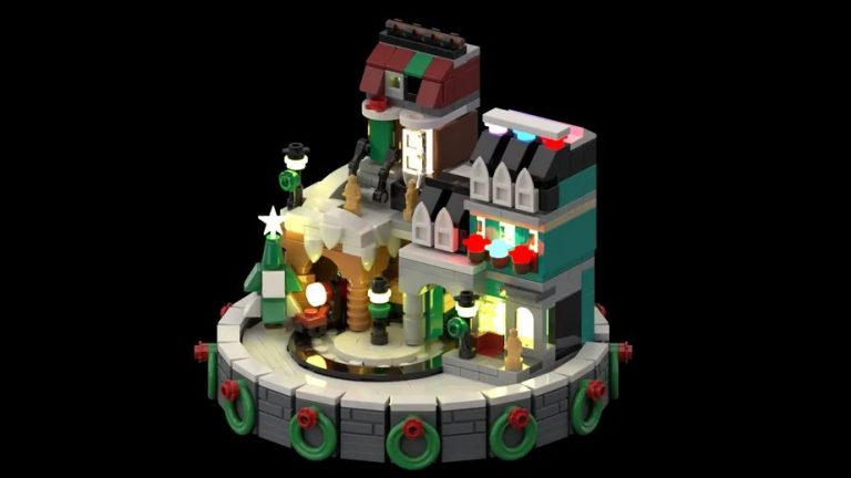 LEGO Ideas Holiday Village w/Train (Working) Raggiunge 10.000 Sostenitori