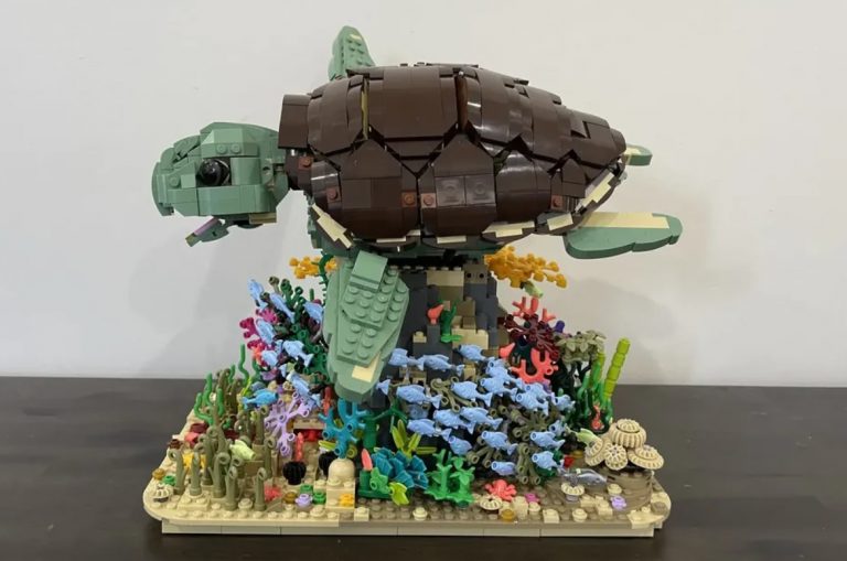 LEGO Ideas Baby Green Sea Turtle – Kinetic Raggiunge 10.000 Sostenitori