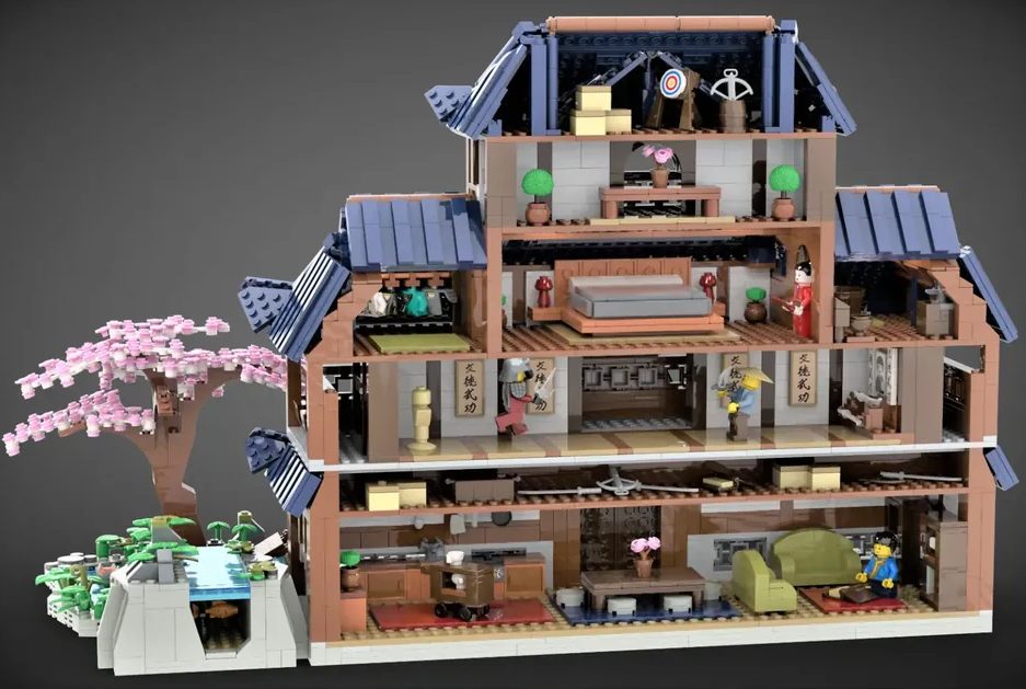 LEGO Ideas Japanese Castle Raggiunge 10.000 Sostenitori - Mattonito