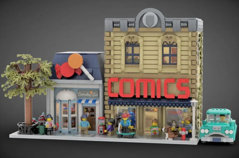 LEGO Ideas Retro Comic Store Raggiunge 10.000 Sostenitori