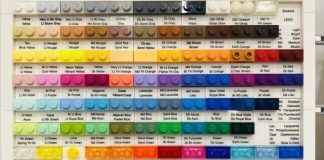 BrickLink-LEGO Color Table